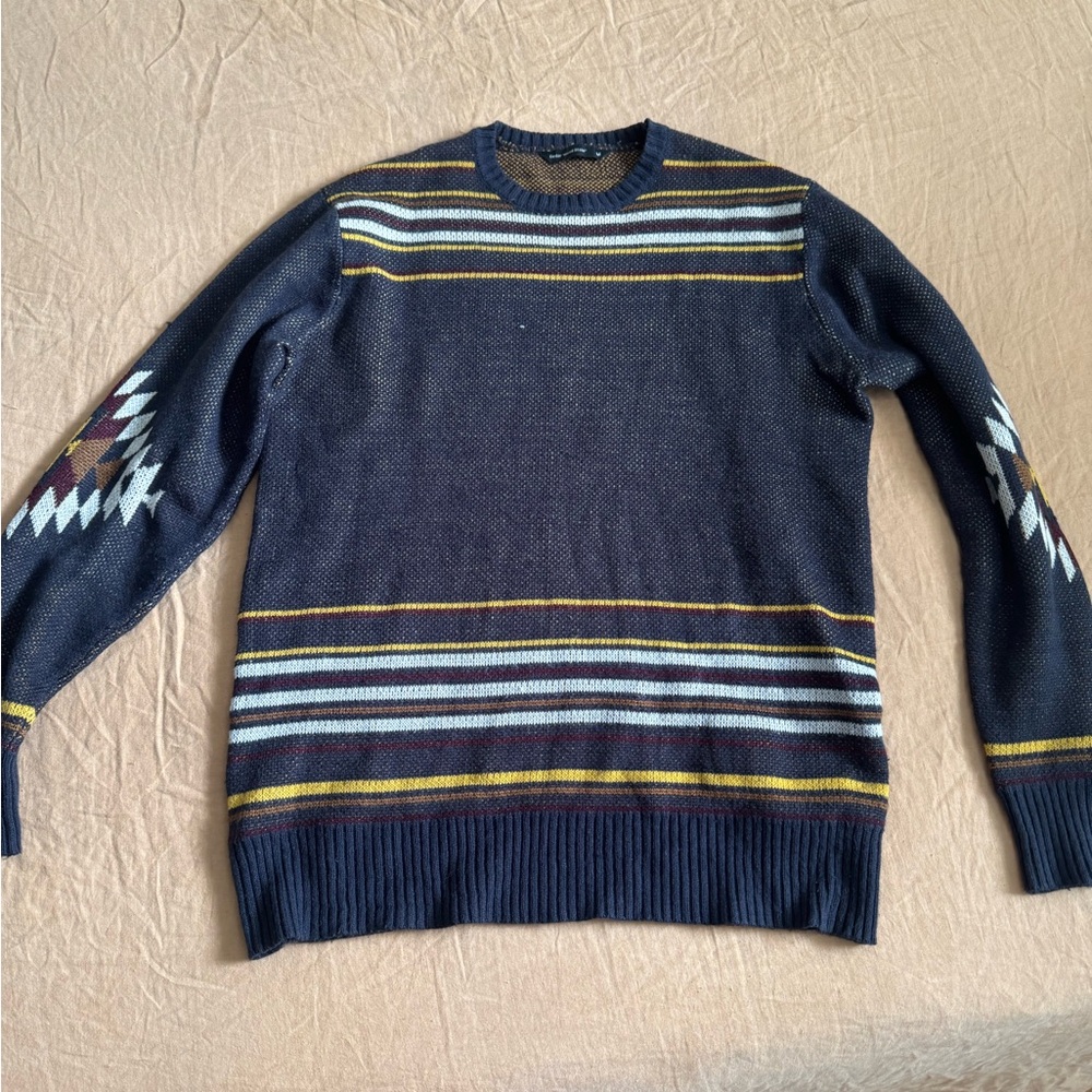 Cedar Wood State Men's Navy Crewneck Sweater